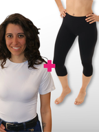 KIT MAGLIA MODELLANTE DONNA + LEGGINGS CAPRI