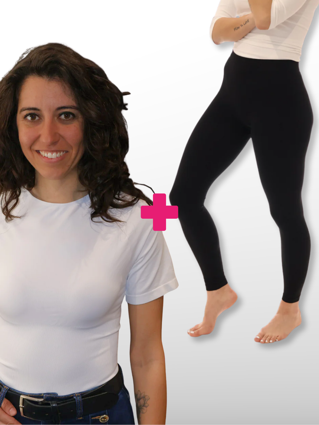 KIT MAGLIA MODELLANTE DONNA + LEGGINGS PERFORMANTE