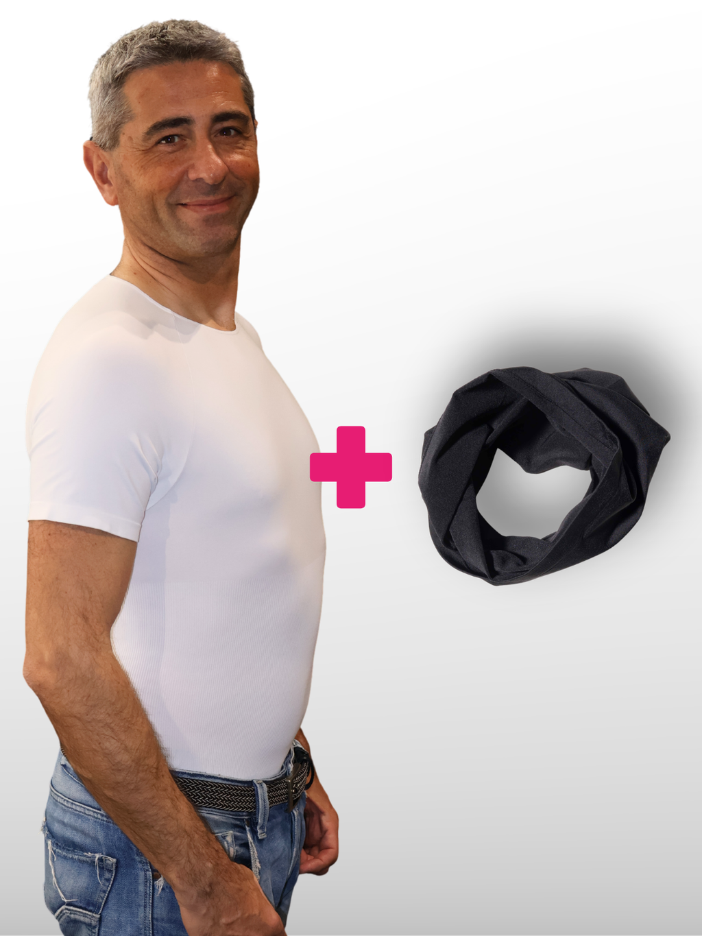 KIT MAGLIA MODELLANTE UOMO + SCALDACOLLO