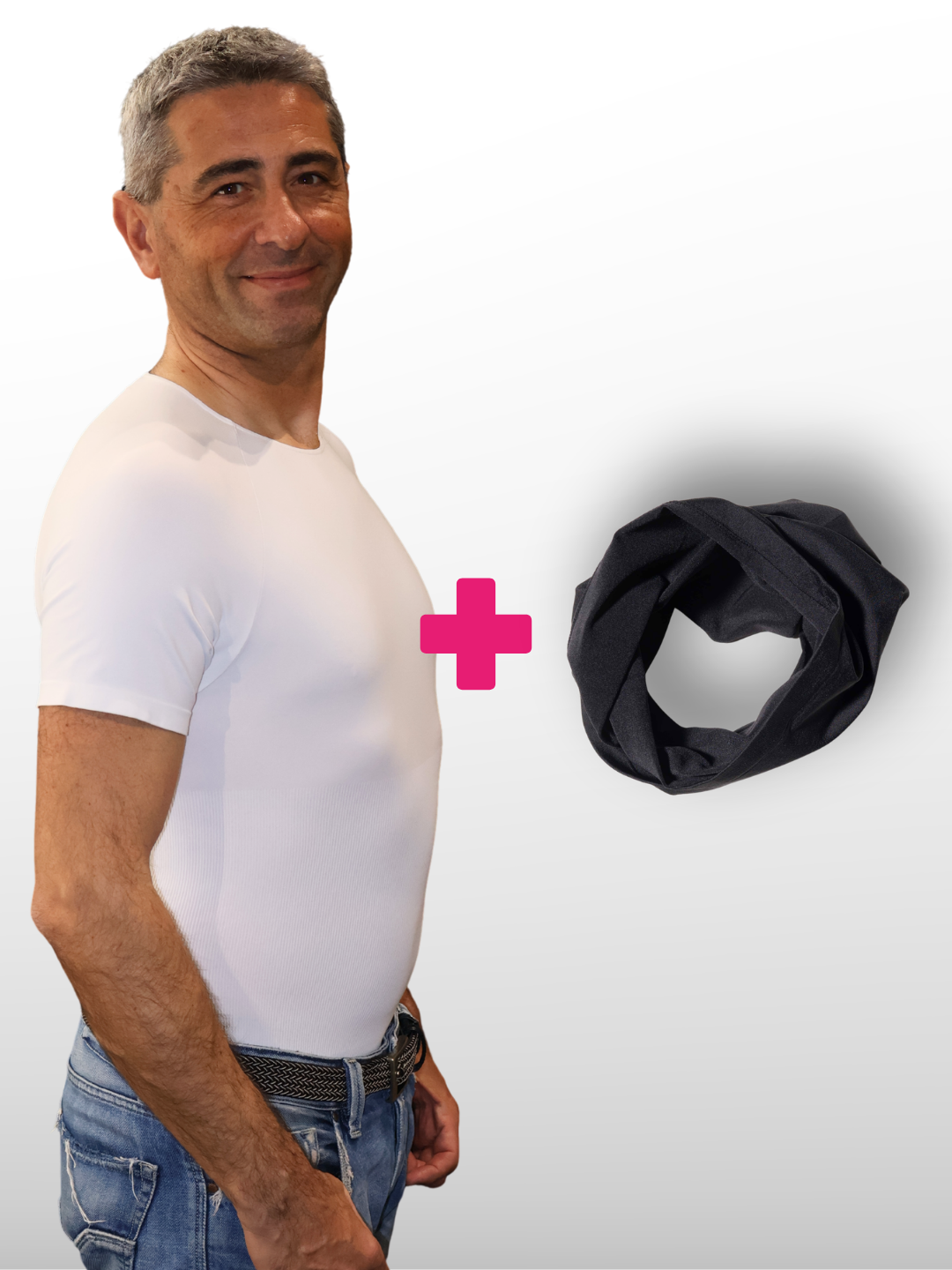 KIT MAGLIA MODELLANTE UOMO + SCALDACOLLO