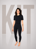 KIT MAGLIA COMPRESSION + LEGGINGS HORUS Sostegno posturale e boost di energia e un boost di energia dalla testa ai piedi