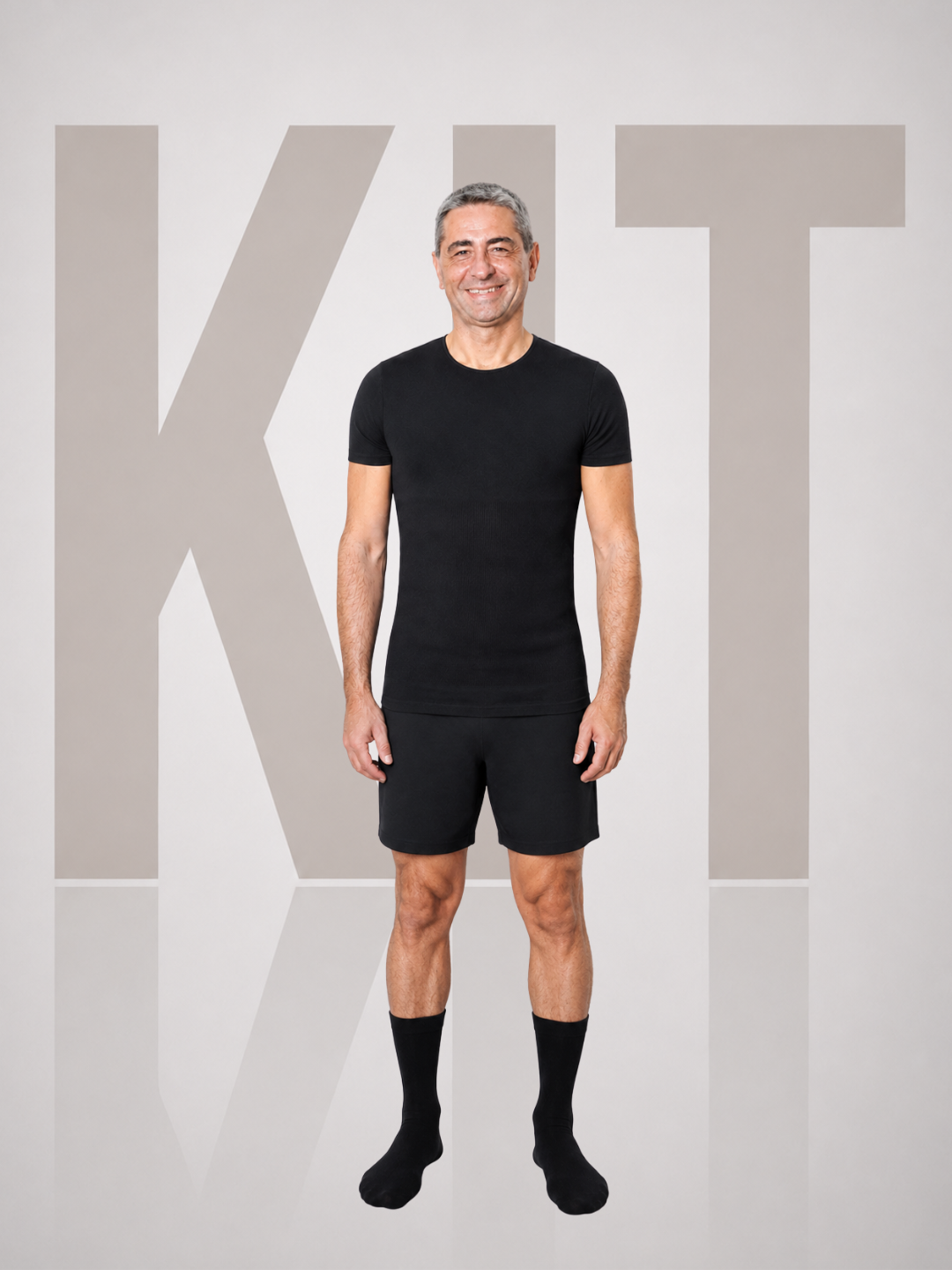 KIT MAGLIA COMPRESSION HORUS + CALZE NOVATEX Sostegno posturale e boost di energia dalla testa ai piedi