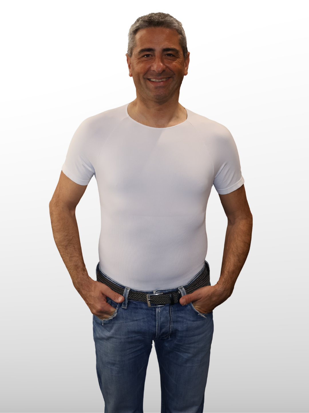MAGLIA MODELLANTE CON FASCIA ELASTICA UOMO