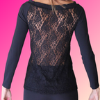 T-SHIRT FIR IN PIZZO - TAGLIE COMODE