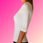 MAGLIA MANICA 3/4 BIANCA (BOOSTER) FIR TECH