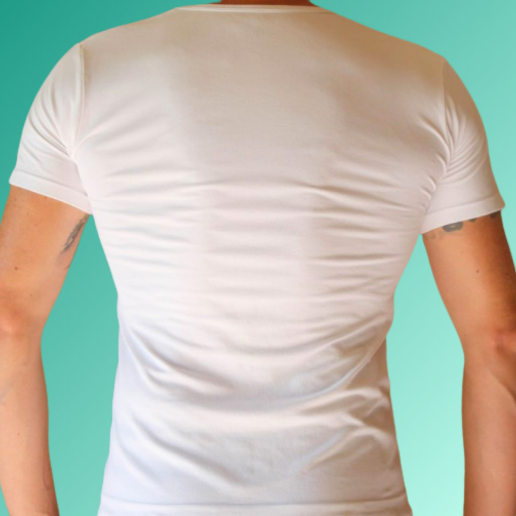 T-SHIRT CON COLLO A V (BOOSTER) FIR TECH